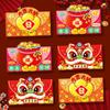 Ruixiang 2026 Año del Caballo Nuevo Sobre Rojo Lindo Creativo Tridimensional Dibujos Animados Zodíaco Año Nuevo Sobre de la Suerte Bolsa Sobre Rojo