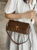 Bolso para Mujer 2025 Nuevo de Moda Transfronterizo Bolso Cuadrado Pequeño de Hombro Único con Cerradura de Metal Exquisita de Alta Gama y Correa Cruzada