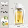 Olla de Aceite en Spray de Doble Propósito Dos en Uno Atomizador Olla de Aceite Cocina Hogar Gran Capacidad Botella de Vidrio para Aceite de Oliva Botella para Control de Aceite