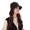 Sombrero de Pescador Estilo Nuevo para Hombres y Mujeres, Sombrero Cubo con Cordón para Acampar al Aire Libre en Verano, Sombrero de Ala Ancha Estilo Japonés Protector Solar Casual Impermeable