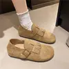Zapatos Slip-On Antideslizantes de Suela Blanda con Diseño Retro de Flecos, Talla Grande, Aumento de Altura Oculto, Estilo Birkenstock Moderno y Versátil, 2026