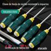 Atacado de fábrica industrial forte magnético piercing chave de fenda 8 polegadas 10 polegadas 12 polegadas haste longa chave de fenda chave de fenda multiuso
