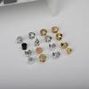 Celebridade da Internet Alto Valor de Beleza Tampa de Copo Acessórios de Ornamento Bola Superior Alça Chapéu Top Bola Galvanizada Botão de Tampa Decorativa Multiestilo