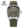 Ochstin/62028A Relógio de Pulso Masculino Mecânico Totalmente Automático de Couro Retrô Atacado Tendência Casual Negócios