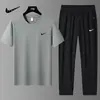 Pantalones Cortos de Verano Casuales Finos de Seda de Hielo Transpirables Elásticos para Hombre Uniforme Deportivo de Baloncesto Conjunto de Dos Piezas