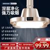 Extrator de fumaça externo lustre elevatório sala de xadrez e cartas mesa sala purificador de ar exaustão fumar mahjong lâmpada para fumar águia voando
