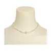 Collar de Perlas Sintéticas Florales Plateadas Estilo Nuevo 2026 para Mujer, Cadena de Cuello de Alta Gama, Cadena para Clavícula, Accesorio Versátil Apilable