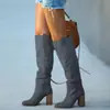 Produzimos botas femininas de tamanho grande durante todo o ano para o comércio exterior europeu e americano, com saltos grossos, botas longas e botas de cano alto com salto alto para as estações de outono e inverno.