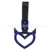 Pulsera de tracción JDM para coche amor demoníaco anillo colgante de advertencia de seguridad pulsera de color advertencia para parachoques trasero del coche