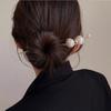 Horquilla de Perlas Antiguas para Mujer, Sentido de Alta Gama, Estilo Chino, Horquilla para Moño, Estilo Coreano, Simple, Moderna, Diaria, Múltiple