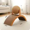 Popular Placa de Arranhar Sisal para Gatos, Papelão Ondulado Curvo, Resistente ao Desgaste e Não Solta Fiapos, Bola de Arranhar para Gatos, Estrutura de Escalada para Gatos, Atacado do Fabricante