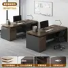 Combinación de Escritorio y Silla para Personal Estación de Trabajo Simple Moderna Individual y Doble Escritorio de Oficina para Jefe Escritorio Financiero para Computadora