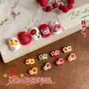 Accesorios para Uñas de Año Nuevo para Hacerse Rico Nuevo Dibujo Animado Fortuna Mahjong Dados Mezclados Festivo Estilo Nacional Decoración de Uñas Portátil