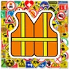 100 novos sinais de aviso, slogans, placas de advertência, adesivos, decoração personalizada, adesivos à prova d'água para copo d'água, grafite
