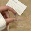 Anillo Retro Simple Morado de Estrella de Cinco Puntas para Mujer, Estilo Moderno y de Alta Gama, Anillo Elegante y Versátil para el Dedo Índice