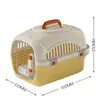 Caixa de Transporte Rígida para Animais de Estimação, Caixa de Transporte Portátil Aprovada para Companhias Aéreas para Gatos e Cães Pequenos, Gaiola de Transporte para Carro e Ar Livre