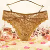 Panty de fábrica al por mayor sexy con borde de flor de encaje hueco cinturón cómodo transpirable para mujer 691