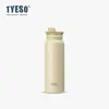Tyeso Nueva Botella Deportiva Taza Térmica Asa Botella Deportiva Portátil Simple Taza de Agua para Hombres y Mujeres Vaso para Beber Directamente