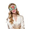 Mascarilla de Seda Personalizada para Ojos, Goma para el Cabello, Bolsa de Almacenamiento con Cordón, Mascarilla de Seda para Dormir, Mascarilla de Seda de Morera sin Presión, Mascarilla Bloqueadora de Luz