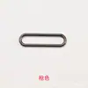 Hebilla de línea rectangular boca grande anillo de aleación de zinc accesorios de hardware para equipaje hebilla en U para cincha hebilla larga ovalada