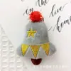 Serie Navideña Muñeco de Algodón de Dibujos Animados Accesorios para el Cabello Papá Noel Sombrero DIY Ropa Zapatos Accesorios Accesorios