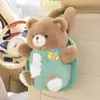 Caja de Pañuelos Creativa para Coche Caricatura Linda Oso Mido Colgante Bolsa Colgante para Pañuelos de Coche