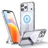Nuevo modelo transfronterizo adecuado para funda de teléfono Apple 18 Pro Max con soporte vertical, fijación magnética y cubierta protectora de carcasa dura anticaída para teléfono