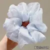 Goma para el pelo de encaje con estilo perezoso para mujer, Diadema de alta gama, Cuerda para el pelo versátil coreana, Accesorio para el pelo, Banda elástica alta para el pelo