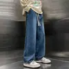 Jeans Retro de Primavera y Verano de la Calle Principal Americana, Cómodos y Versátiles de Nuevo Estilo para Hombre, Atractivos, Holgados, Rectos y Ligeramente Acampanados