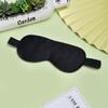 Nueva máscara de ojos de seda artificial de doble cara para dormir, elástica, para viajes, almuerzo, máscara de ojos impresa, máscara de ojos de aviación, personalización