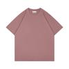 Camiseta Básica Masculina de Verão Yellowbird Tricotada Algodão Pesado 240g Fio Duplo Manga Curta Camiseta Masculina Americana Solta