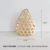 Arte de Bambu Xin Sheng Formato de Zongzi Decoração Trançada de Bambu DIY Estilo Chinês Auspicioso Artesanato Criativo Material de Arte Floral Trançado Feito à Mão