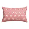 Funda de Almohada para el Día de San Valentín Transfronteriza, Decoración de Ambiente Festivo, Funda de Cojín para Sofá del Hogar, Funda de Cojín para Dormitorio con Estampado de Amor