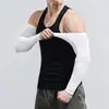 Mangas de Gelo de Proteção Solar Estendida Verão Ciclismo Ao Ar Livre Esportes Masculinos Pesca Proteção UV Mangote de Gelo de Seda de Gelo Manga de Extensão