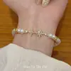 Pulsera de Perlas Starburst Super Brillante y Suave para Mujer, Estilo de Nicho de Lujo Ligero con un Toque de Alta Gama, Temperamento Único, Regalo Perfecto para Mejores Amigas