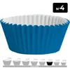 Embalagem para doce N.04 Forminha Azul 10Cx100Un