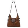 Bolsa Tote Grande Capacidade Estilo Coreano para Mulheres 2026 Nova Moda Tendência Retro Estampa de Leopardo Bolsa de Ombro Bolsa Transversal de Alto Valor