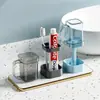 Taza para lavar dormitorio estudiantil taza para enjuague bucal taza para cepillo de dientes mujer portacepillos de dientes portacepillos de pasta de dientes artículos de tocador para niños pareja