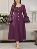 Colección especial de liquidación: Vestidos y batas largas de talla grande, holgados, adelgazantes y elegantes