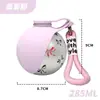 Suprimentos para Pets Garrafa de Água Portátil para Cachorro Aço Inoxidável 304 Gancho em Forma de Esfera Dobrável Dispensador de Água com Prevenção de Refluxo