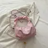 Bolso pequeño lindo de estilo coreano para mujer, nuevo bolso de hombro con cadena de moda 2026, bolso nube versátil de color liso simple