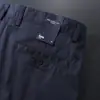 Calças Retas de Algodão de Fibra Longa Ultra Macio com Elastano para Primavera e Verão, Finas e Respiráveis, Corte Amplo para Uso Casual de Negócios Masculino