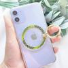 Nuevo caliente Amazon patrón de serpiente brillo hebilla de anillo magnético soporte Magsafe hebilla colgante accesorios para teléfono móvil