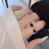Anel de Casal Olhos Feminino Acessível Estilo Luxo Design de Nicho de Ponta Moda Abertura Ajustável Anel Personalizado Joia