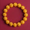 Pulsera de Cristal Dorado Real, Pulsera de Mineral Crudo Natural de Cinabrio, Pulsera para Mujeres Nacidas en el Año del Conejo, Regalo para Hombres en su Año Zodiacal