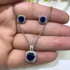 Bolsa Quadrada Pequena da Moda Europeia e Americana Transfronteiriça com Zircônia Incrustada em Cobre, Pingente de Colar Quadrado para Mulheres, Fornecimento Atacado para Transmissão ao Vivo