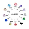 Joyería de Plata Yongyi Plata de Ley S925 Aretes de Botón Mini Simples en Forma de Corazón de 12 Colores, Versátiles para Apilar Diariamente
