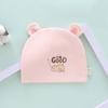 Gorro de bebé primavera y otoño 0-3 meses algodón puro otoño e invierno infantil bebé masculino y femenino bebé recién nacido gorro de bebé recién nacido rojo
