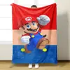 Manta comercio electrónico franela transfronterizo cuatro estaciones universal Mario 3D Navidad nuevo impresión digital outlet de fábrica