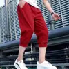 Novos shorts de verão respiráveis de secagem rápida para homens, modernos, casuais, simples, versáteis, calças capri, calças de praia para jovens, roupa casual